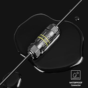 5-Pack IP68 Waterproof 2 Way 3-Core Junction Box Electrical Cable