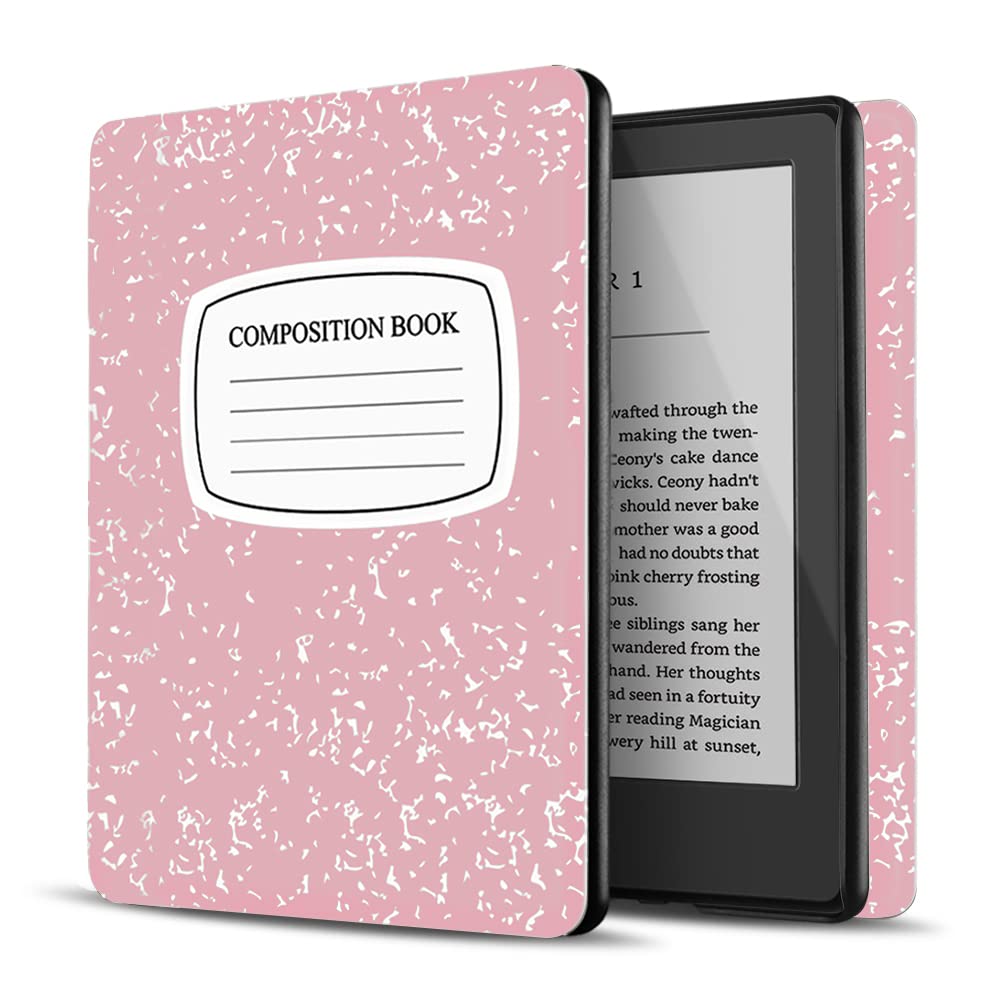 TNP Case for All New Kindle 10th Generation Gen 2019 Release - Will Not Fit Kindle Paperwhite or Oasis, Smart Cover with Auto Sleep & Wake for Amazon 6" Display E-Reader (Composition Book Pink)-image-12