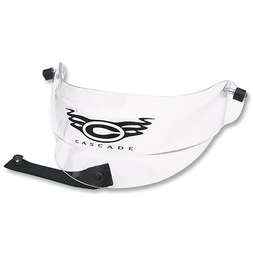 Cascade Lacrosse Goalie Throat Guard - Clear