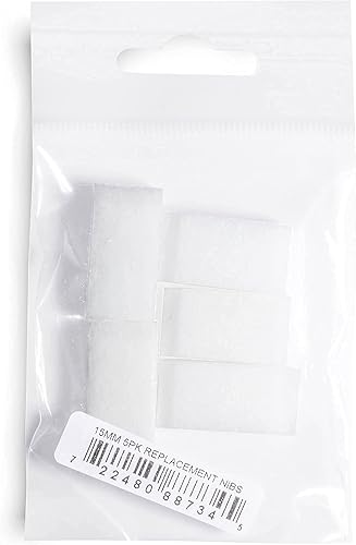 Miniatura 8 de Glass Pen Liquid Paint Marker: Green Wide 15mm with 5 Pack Replacement Tips - Glass Writing Pens and Painting Markers with Washable, Erasable Ink -