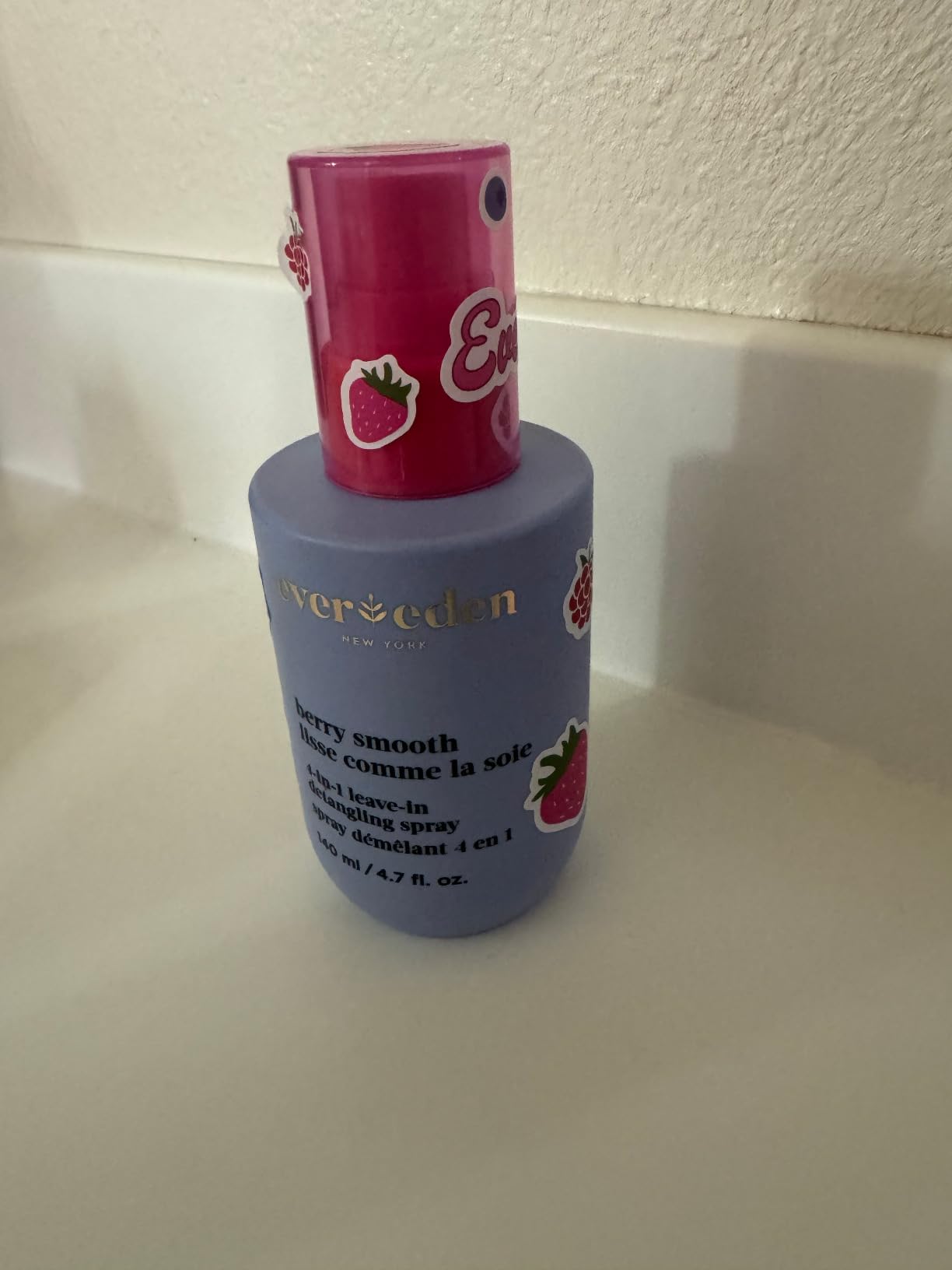 Evereden Kids Detangler Spray: 4-in-1 Leave-In Hair Spray | Detangle, Moisturize & Fight Frizz | Easily Tackle Even the Toughest Knots | Clean & Vegan All types of Hair Product for Kids