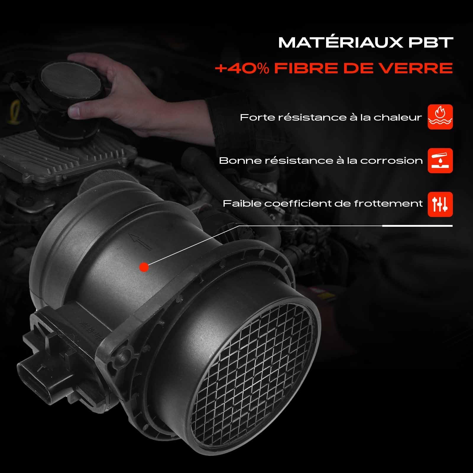 Frankberg Débitmètre d'air massique 0280218241 | Compatible avec: M.i.n.i R56, DS5 KF, DS5, 308 II L3 LB LH LP LW, M.i.n.i Cabriolet R57, M.i.n.i Clubvan R55