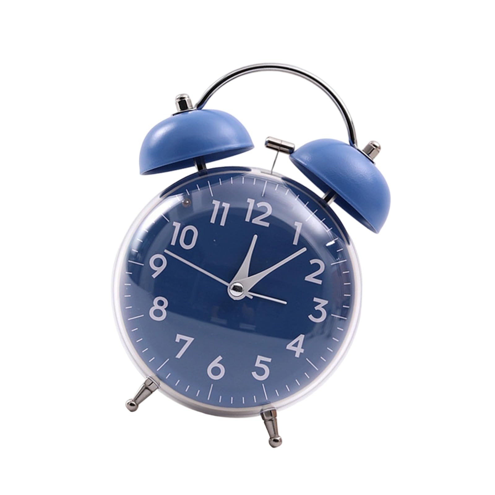 Xjdzineq Vintaged Quiet Analog Alarm Clock with Loud Twin Bells and Night Light for Heavy Sleepers Bedroom Decoration Alarm Clock for Dead