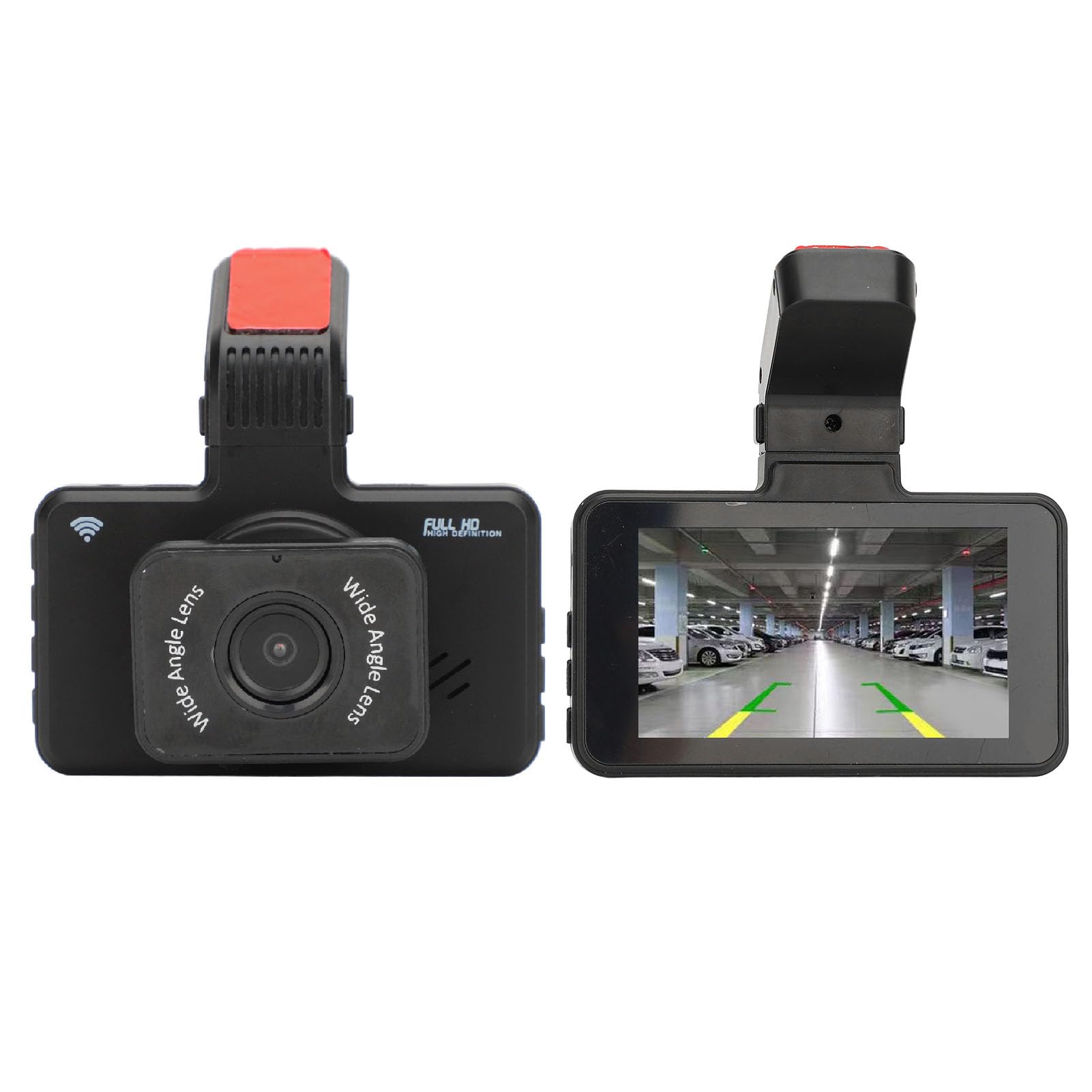 Dash cam anteriore e posteriore, display da 3,0 pollici, WiFi, ADAS, visione notturna