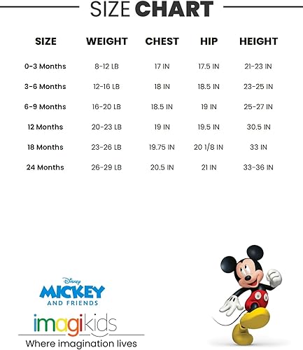 Miniatura 7 de Disney Mickey Mouse - Conjunto de 4 piezas para bebé recién nacido a bebé