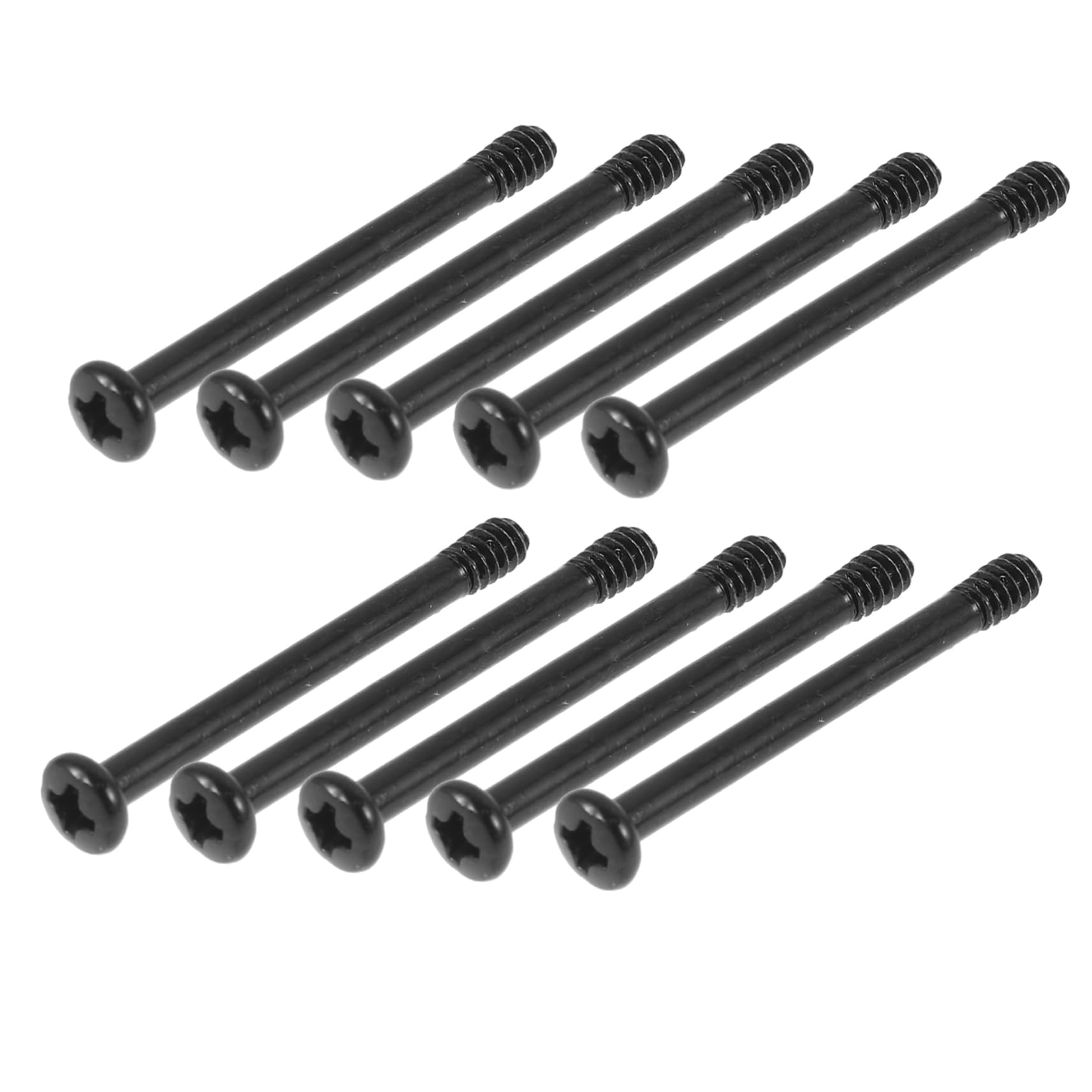 Happyyami 50pcs Fan Screws Long Metal Replacement Screws for Computer Cooling Fans for Water Cooling Systems Desktop Power Supply Installations
