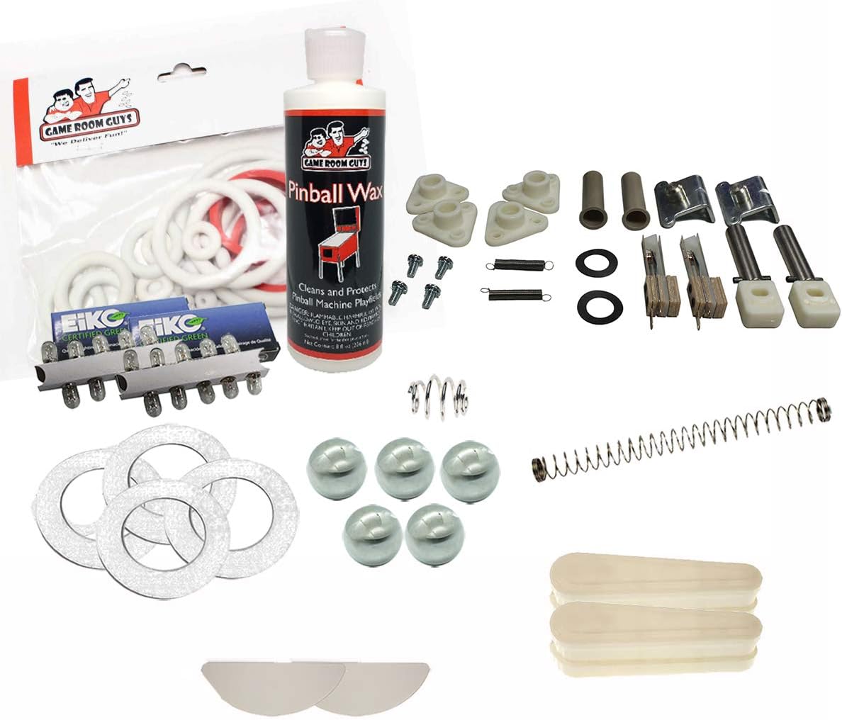 Game Room Guys 1986 Gottlieb Genesis Pinball White Premium Maintenance Kit