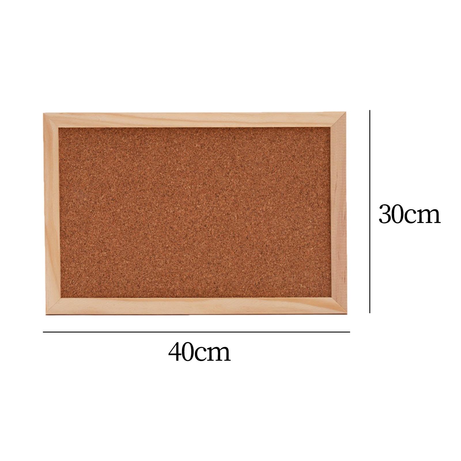 Trycooling Bacheca In Sughero 25x21 Cm - Con Supporto Da Tavolo - Per Messaggi, Note, Foto - Ufficio, Scuola, Casa - 2