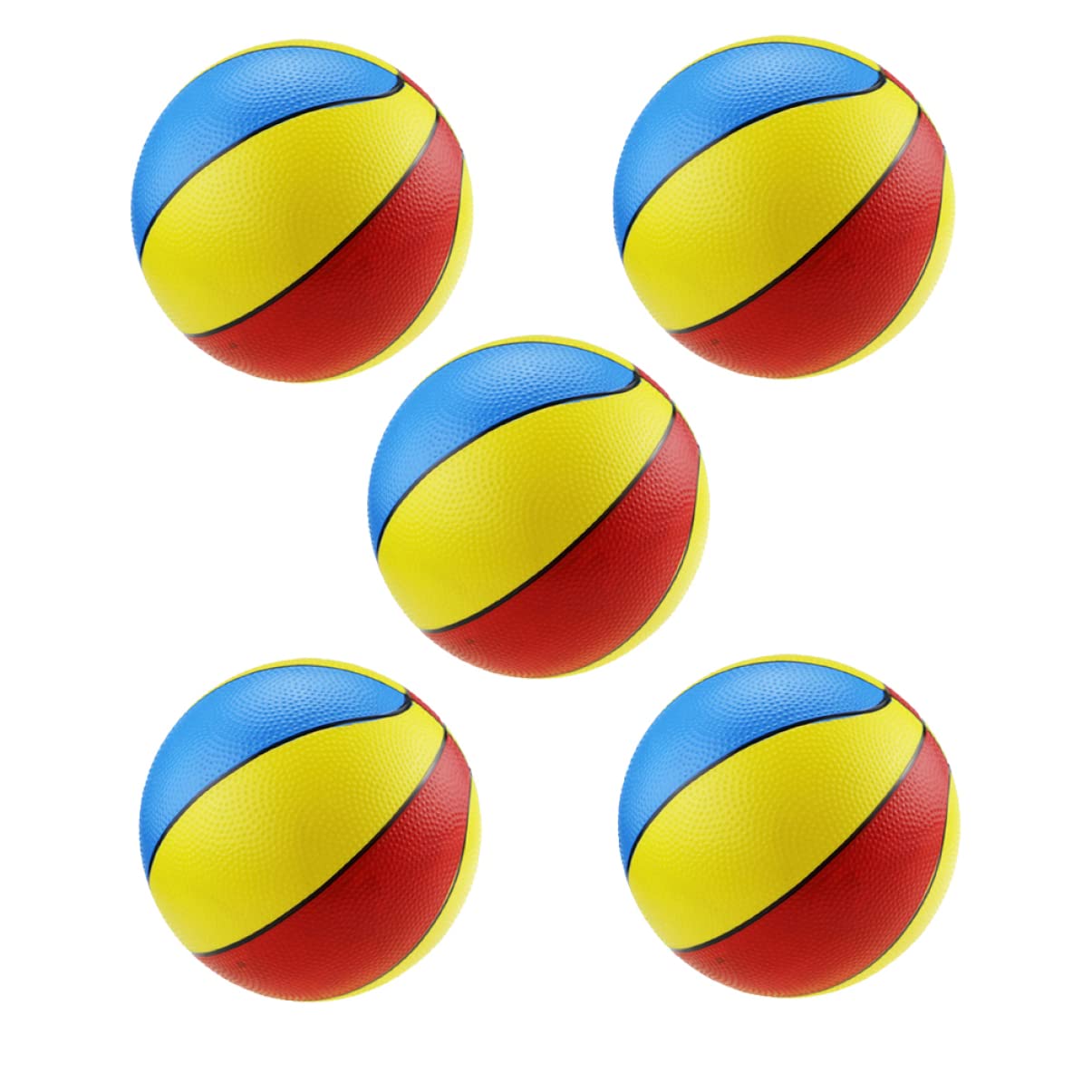 FOYTOKI 5Pcs Inflatable Beach Balls Beach Balls for Summer Parties Games and Outdoor Fun Pool and Playtime Activities