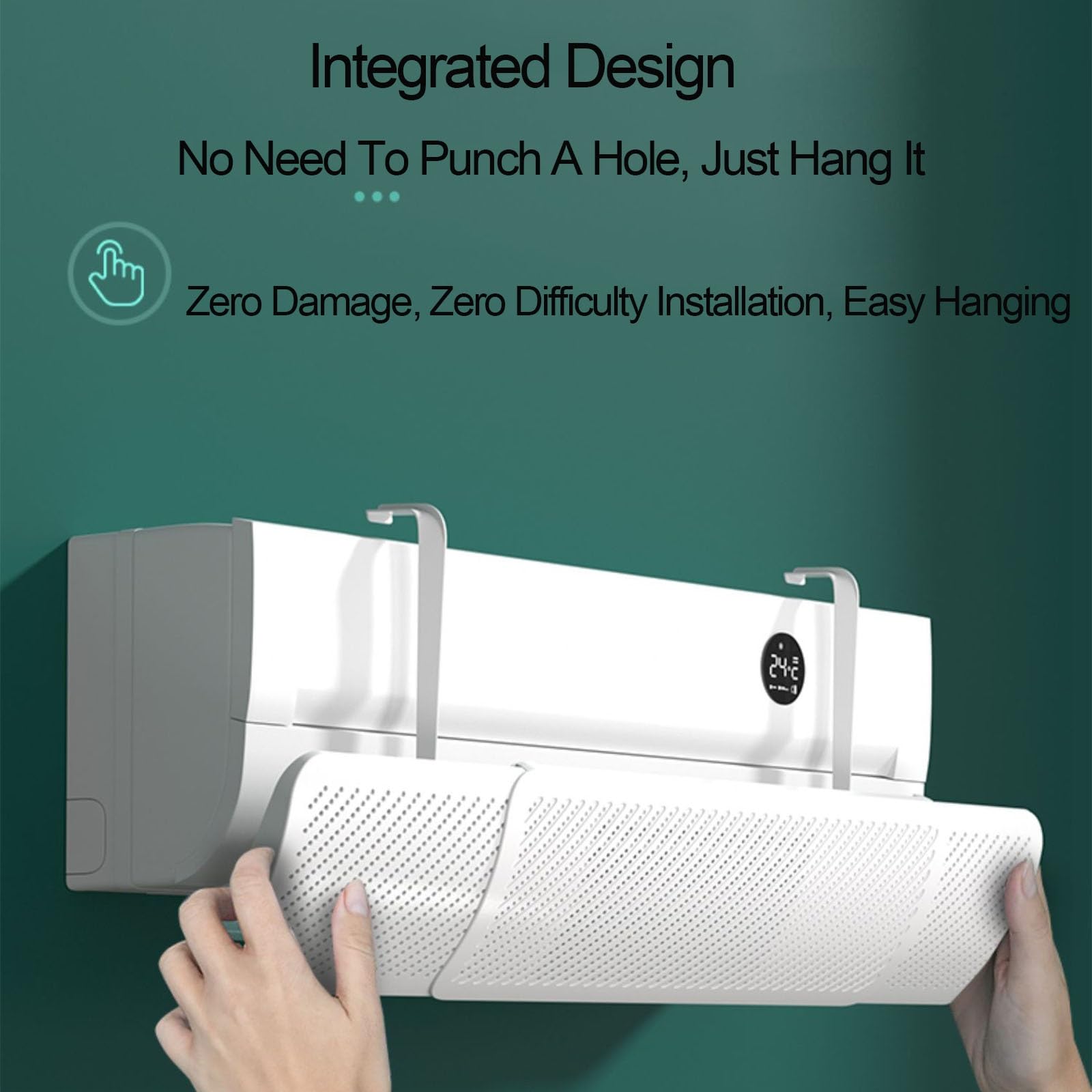Climatiseur mobile,Pare-brise mural universel pour climatisation