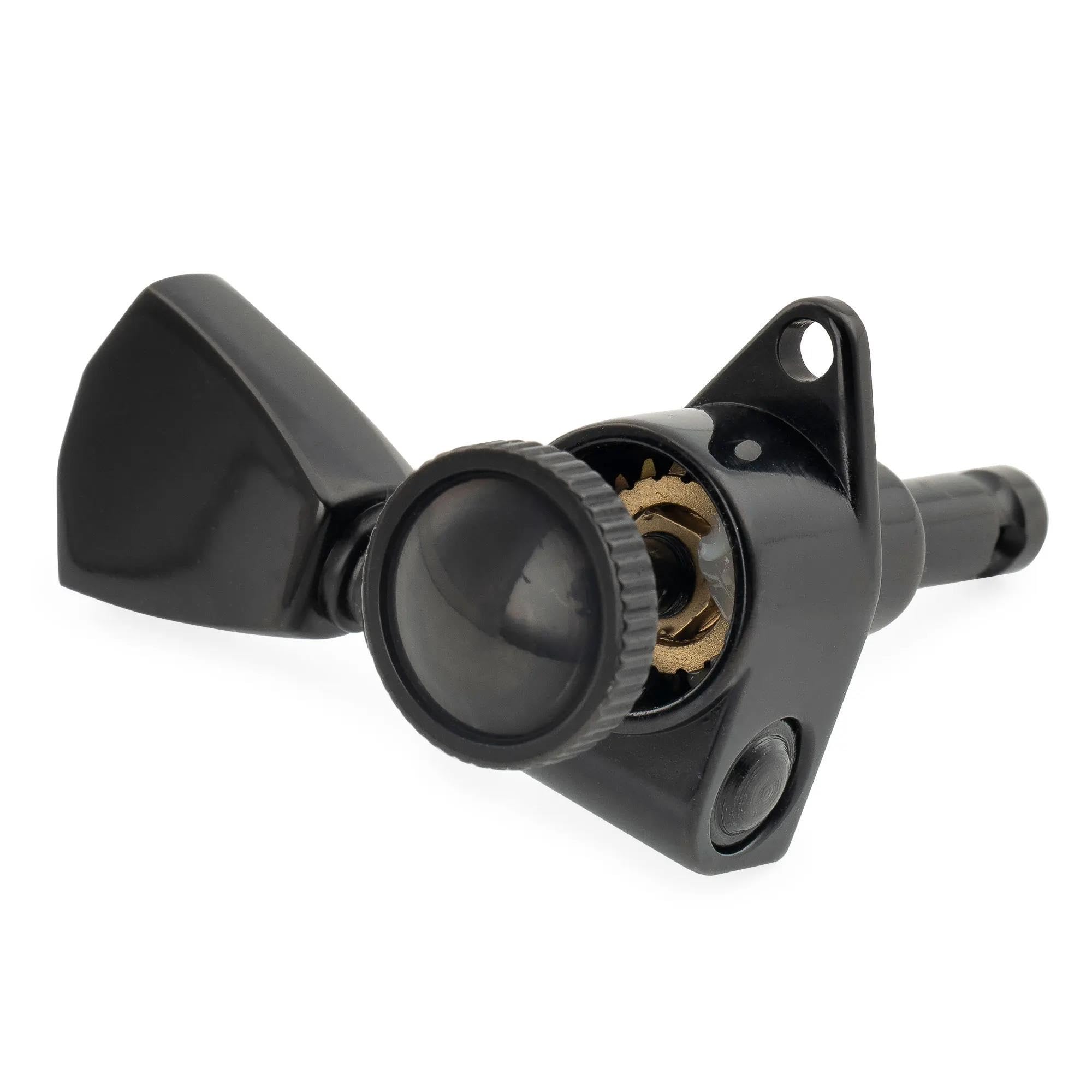 Kołki Do Strojenia Gitary Klucz Do Kluczy Gitary Elektrycznej R18K O Współczynniku 18:1 W Pełni Uszczelniony Blokowany Z Kluczem Maszynowym(1 Pc R Black)