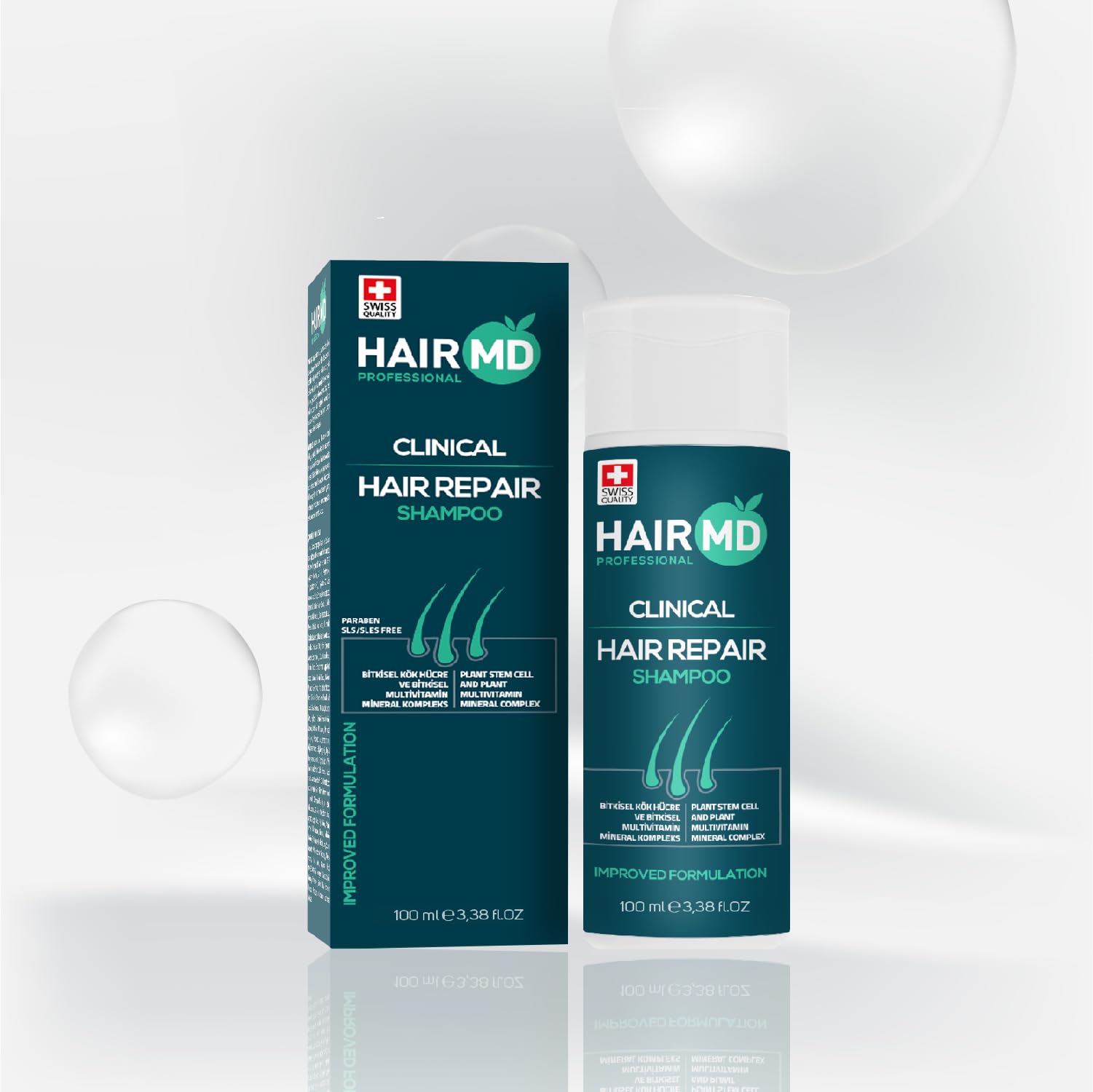 Amazon.com: HairMD Clinical Hair Repair Shampoo 100 ml : Beauty