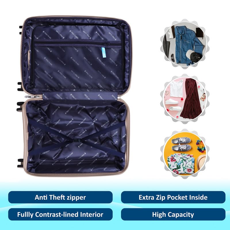Image of Polo Class 2Pc Set Trolley Bags (24 /28 inch) - White