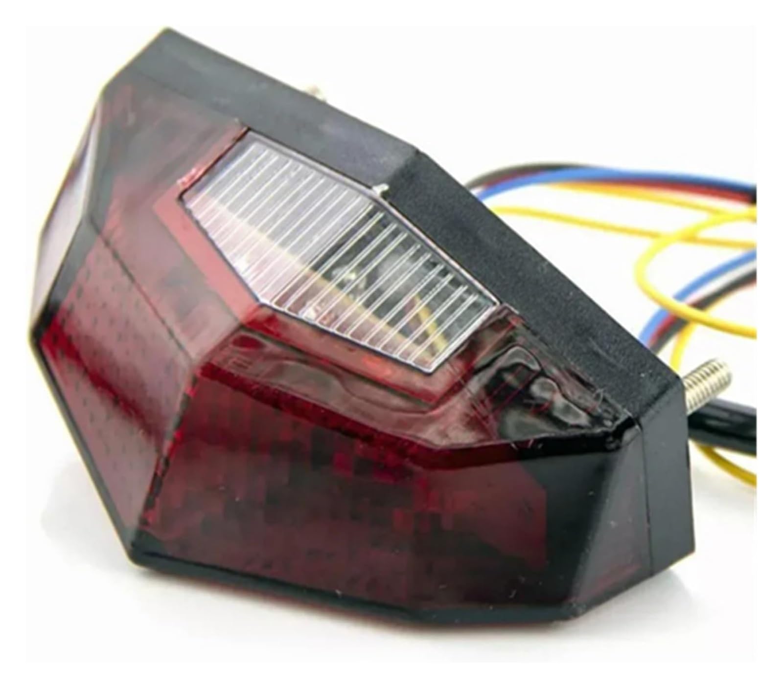 QWQNMC Indicatore Direzione Moto Indicatore di Direzione per Motocicletta da 12 V Luci Lampeggianti(1pcs-Red)