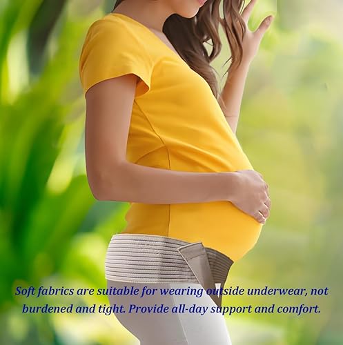 Miniatura 5 de Cinturón de soporte pélvico con correa en V de 3 x 58 pulgadas para prolapso/SPD de embarazo/soporte de suelo pélvico/soporte de prolapso de