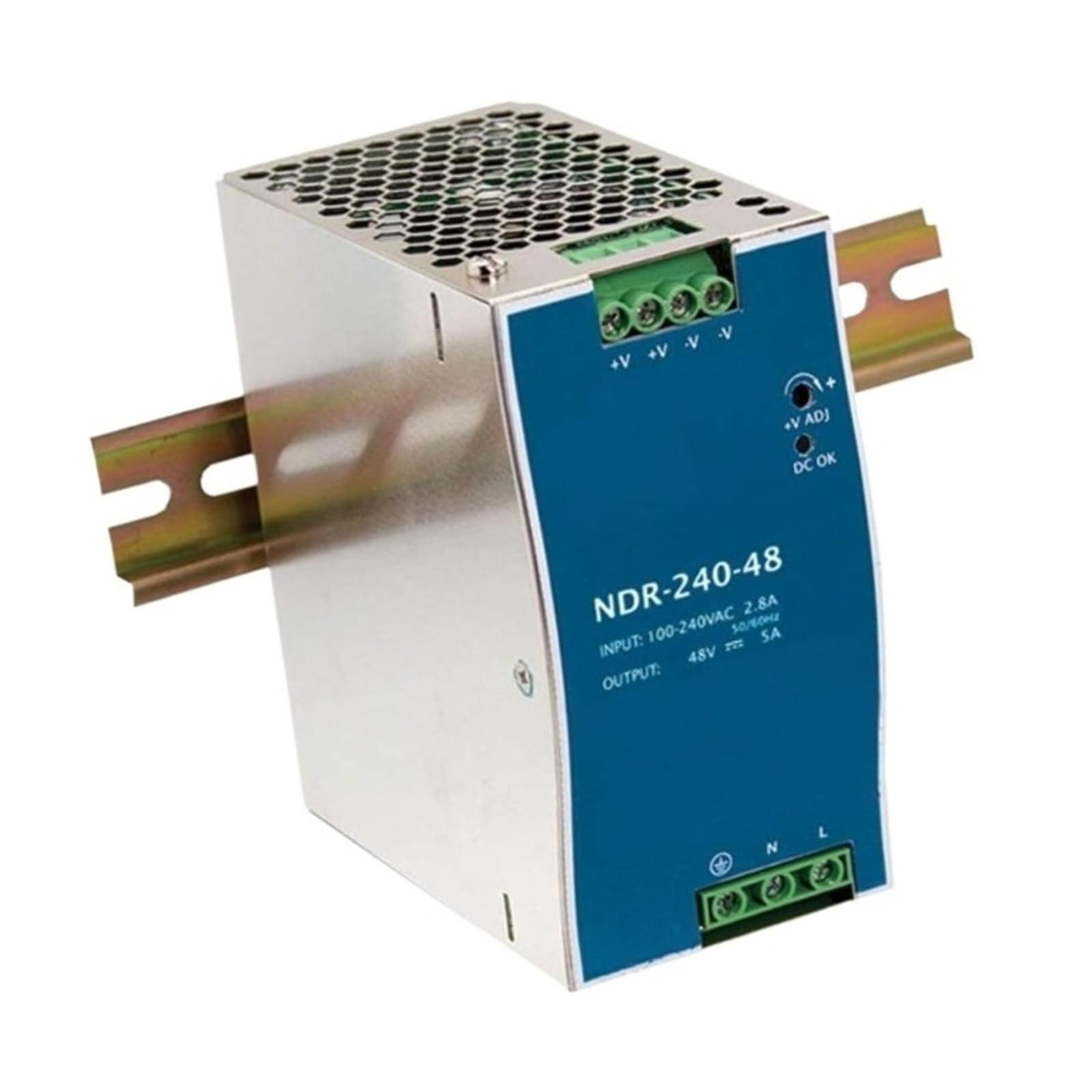 Alimentation sur Rail DIN NDR-240-48 de 1 pièce pour armoires industrielles