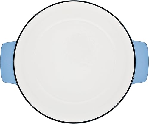 Miniatura 10 de KitchenAid Hornocacerola holandesa de hierro fundido esmaltado, 6 cuartos de galón, terciopelo azul