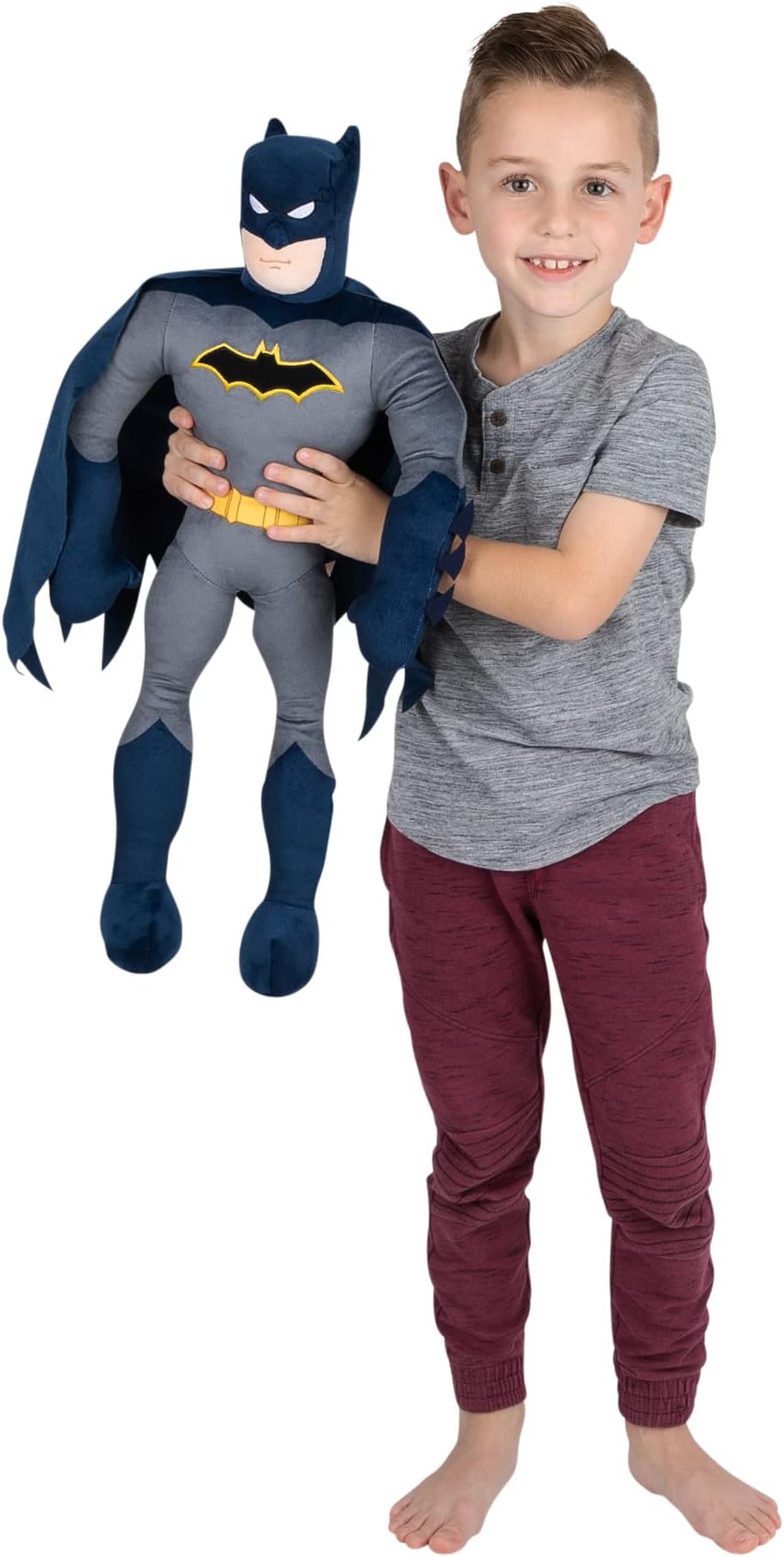 Franco Kids Bedding Super Soft Plush Cuddle Pillow Buddy, One Size, Batman