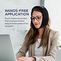 Vista 8 de Paquete de hielo para el cuello, bolsa de hielo cervical para aliviar el dolor, reutilizable para terapia fría y caliente, bolsa de hielo y muelas