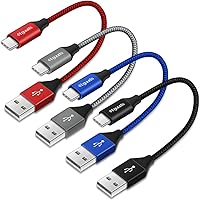 Vista 11 de etguuds Cable USB tipo C de carga rápida de 3 A, cable USB A a USB C de nailon trenzado de alta calidad compatible con Samsung Galaxy S20 S10 S9 S8