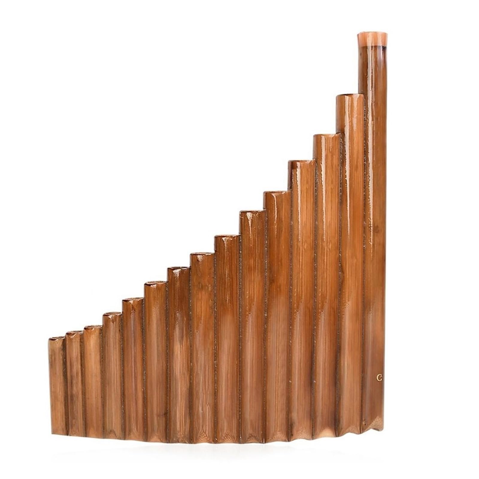 pan Flute Beginners Panpipe 15-Pipe G-Tune Natural Bamboo Panpipe Flute Wind Instrument Musical Instrument (Color : Right Hand)