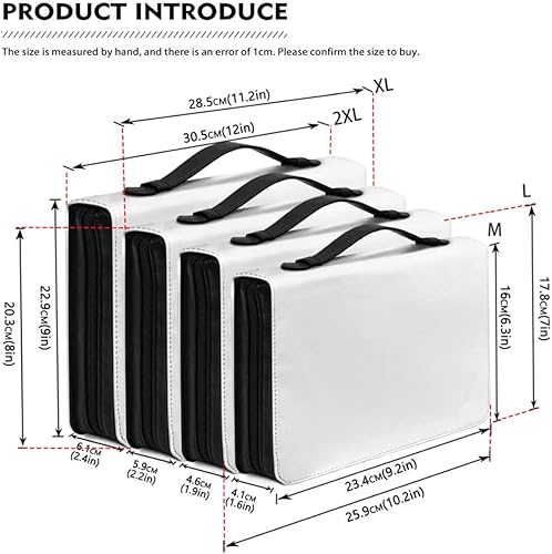 Miniatura 6 de Funda para Biblia de piel sintética para mujeres y niñas, bolsa de escritura de gran capacidad, bolsas de cubierta de la Biblia