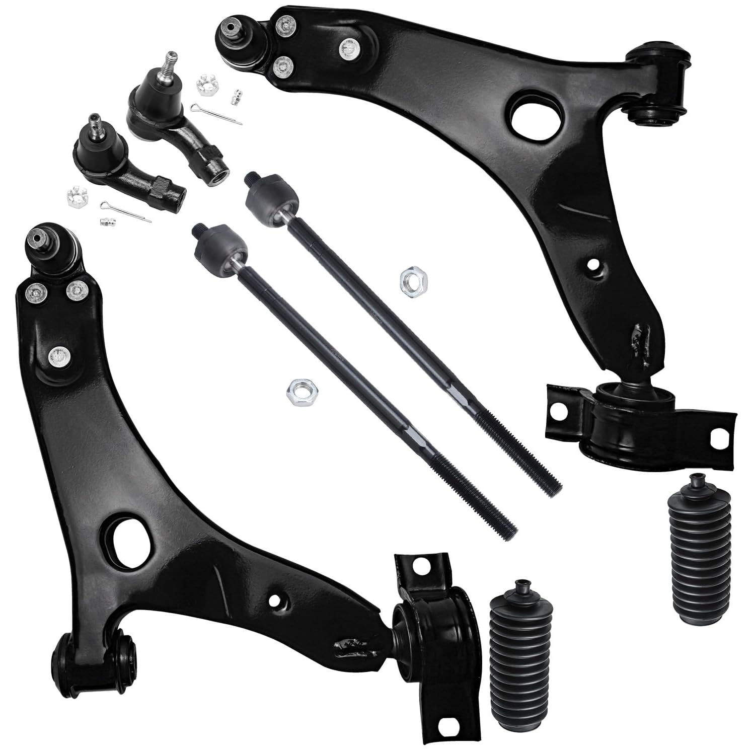 Detroit Axle - 8pc Front End Suspension Kit for 2000-2004 Ford Focus 2