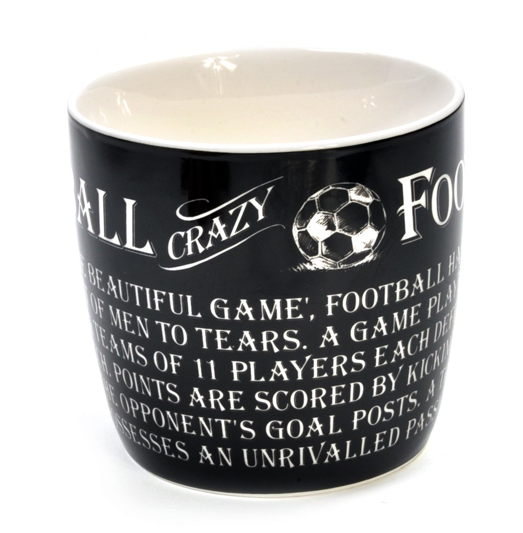 Ultimate Gift For Man | 8809 - Cricket Mug in Tin | Black