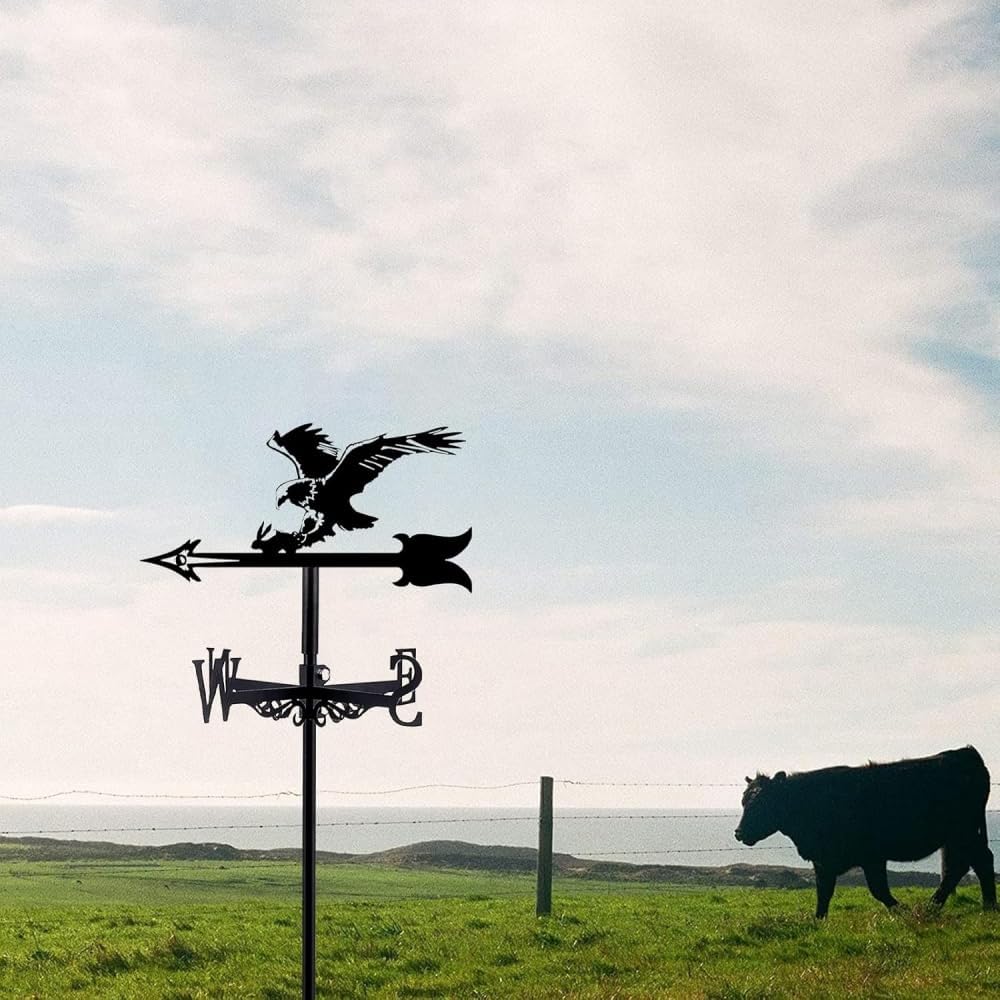 ウェザーベーン装飾ウェザーベーン ハゲワシ風ベーン メタル風ベーン ウェザーコック方向インジケーター ガーデンステークアート装飾 屋