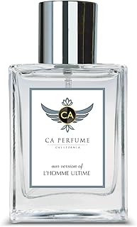 CA Perfume Impression of L' Homme Ultime for Men Woody Floral Musk Fragrance Long Lasting Mens Cologne Eau De Parfum 1.7 Fl Oz 50ml