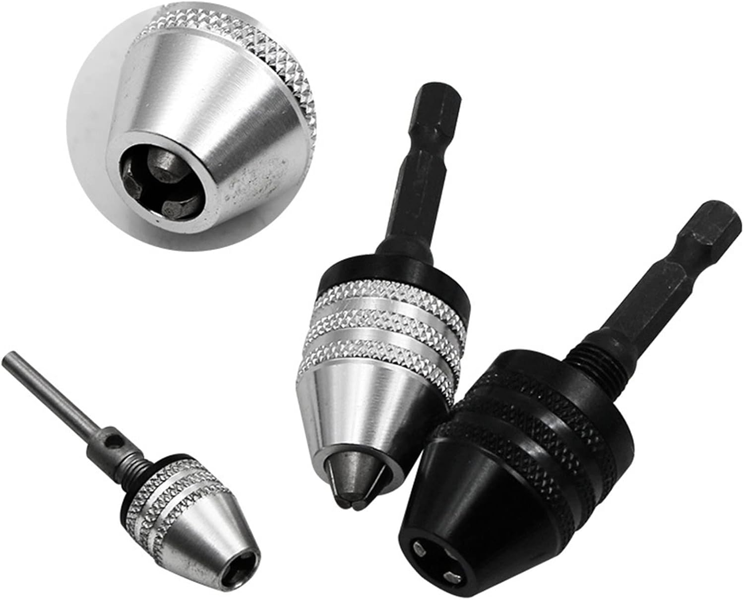 Drill Bits Converter Hammer Shaft Chuck Fixture 1/4 ''Hex Shank Hex Drill Bits Adapter Chuck Collet (Color : 0.3-3.4 (m)) (0.3 3.4 (2.m))