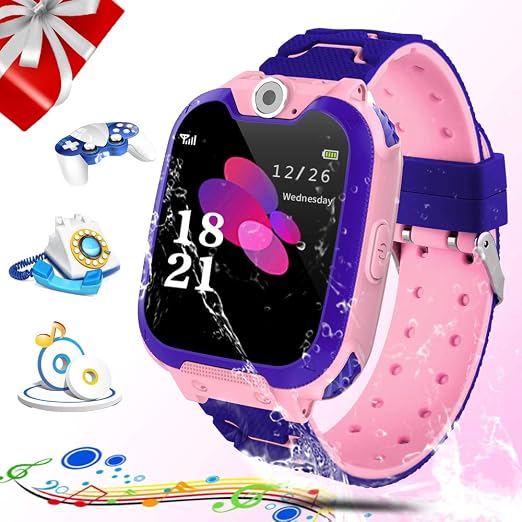 Zeerkeer Kids Smart Watch for Boys Girls 1.54\