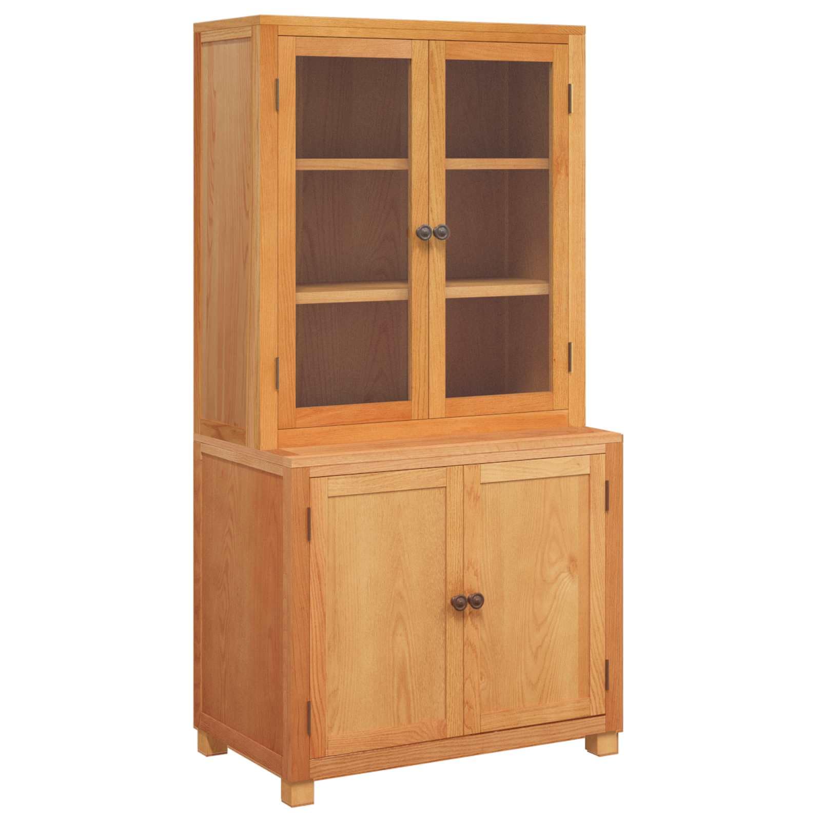 Modernes Aufbewahrungsmöbel-Set mit Tür aus Holzwerkstoff, Eichen- und Kiefernholz, in Braun. Stauraum Möbel mit Kippschutz, ideal für Wohn- und Schlafzimmer.