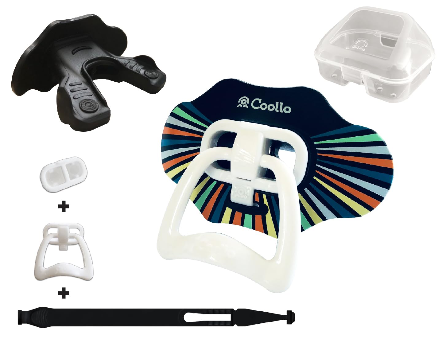 Protector bucal 3 en 1 transformador para chupete de fútbol, protector de labios deportivo para adultos y jóvenes, bandera de Estados Unidos y colmillos (funda incluida) (espectro (una