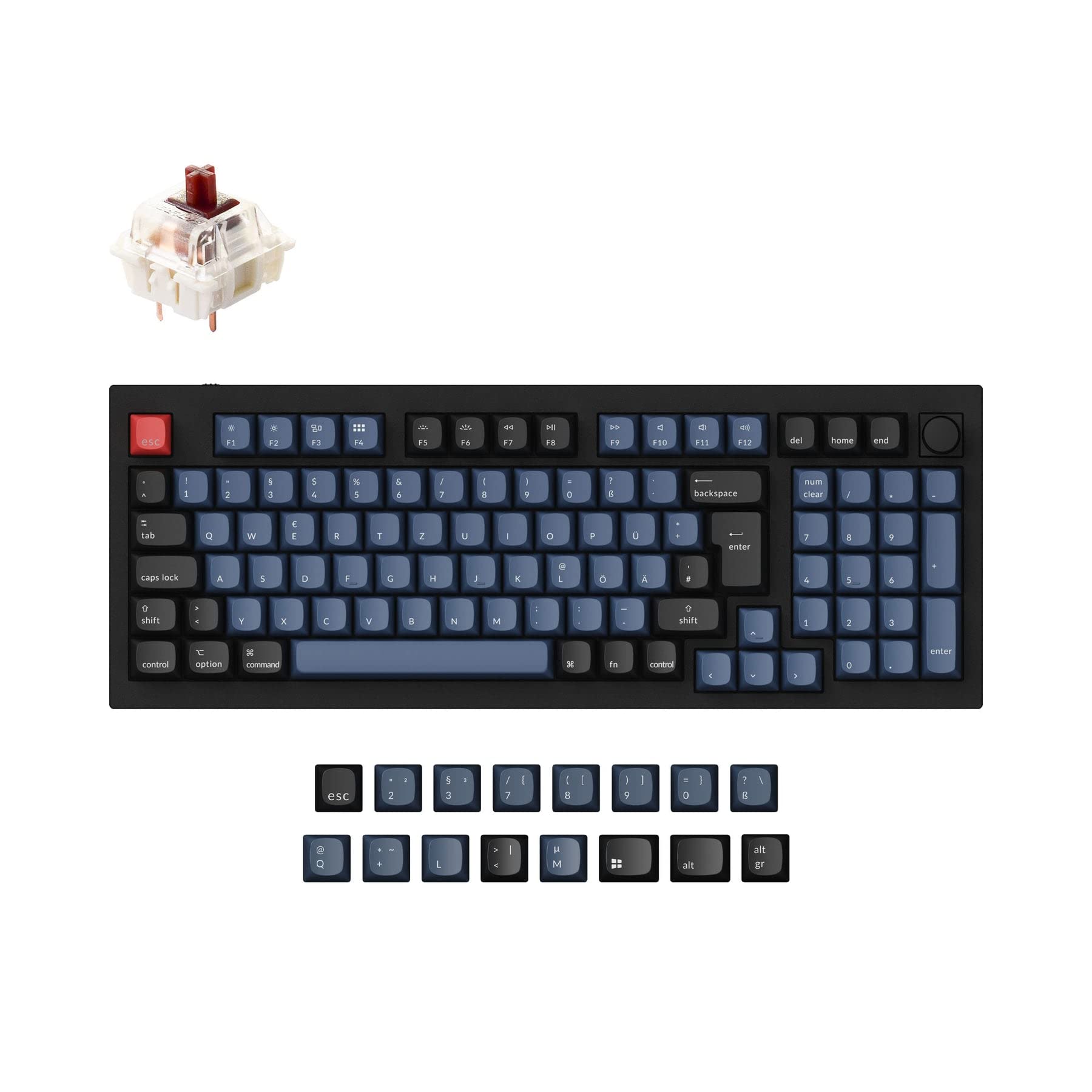 Keychron Q5 Wired Custom Mechanical Keyboard Knob Version 96 