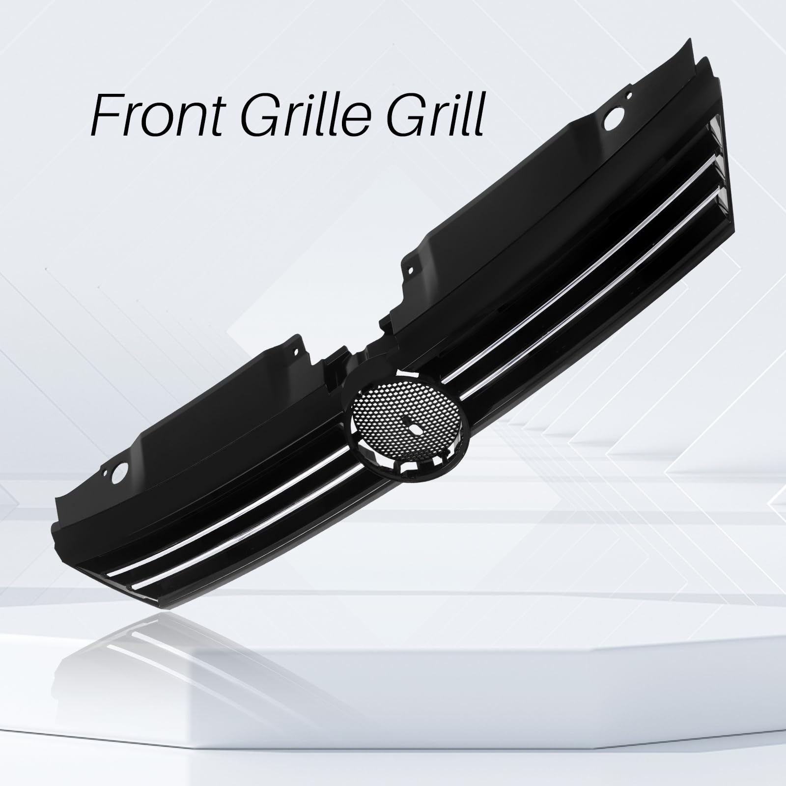 Amazon.com: CarPartsDepot Front Grill Grille Chrome Shell With  