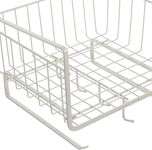 Miniatura 8 de Kichvoe Cesta de armario de cocina, organizador debajo del gabinete, estantes de almacenamiento, cesta colgante para el hogar, cesta de