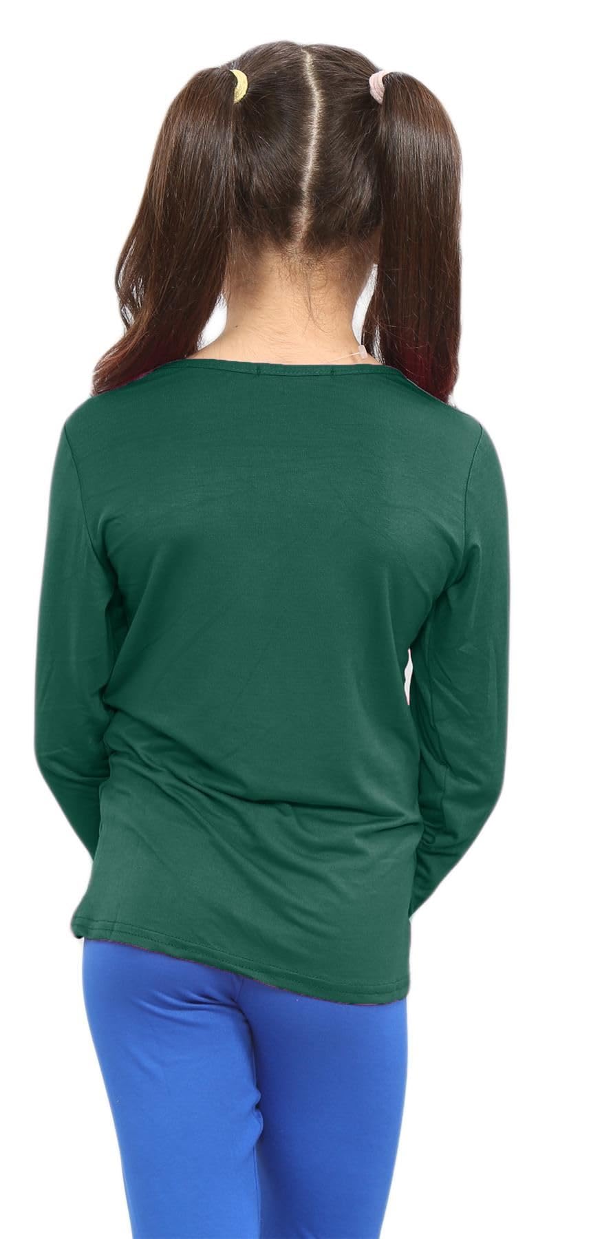 Camiseta lisa para niños, paquete de 3 camisetas escolares de cuello redondo para niñas, camiseta de manga larga para niños, camiseta básica elástica de verano, camiseta deportiva ligera