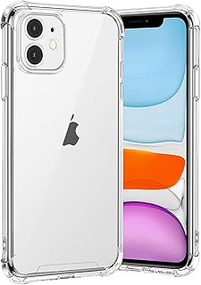 Case for iPhone 11 6.1-Inch, Gueche Crystal Clear Shockproof Phone Cover, Soft TPU Protective Ultra Thin Slim Fit, Smartphone Case for iPhone 11 Cell Phone Cases-Transparent