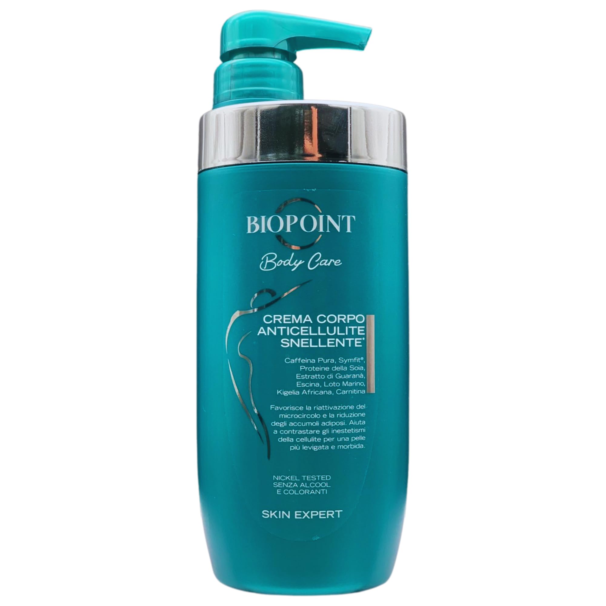 BIOPOINT BODY CARE set trattamenti corpo, crema anticellulite 500ml, crema Anti Smagliature Elasticizzante 200ml - pochette beauty melissa.