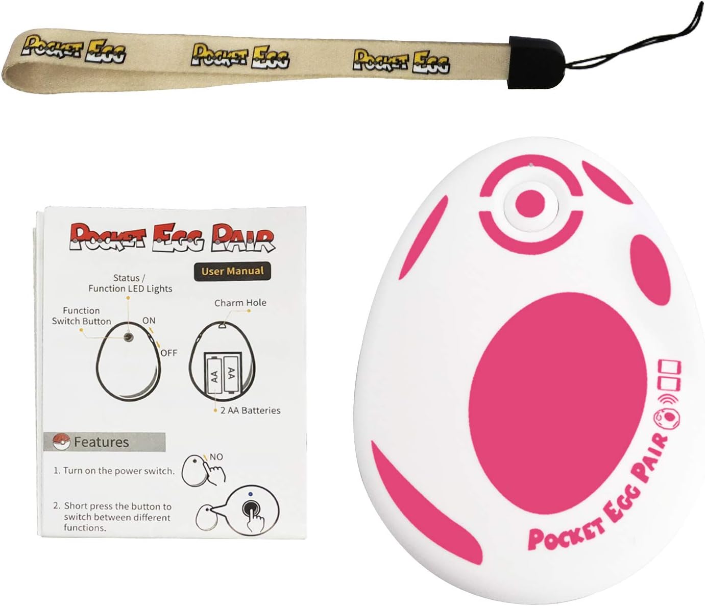 Maikiki Pocket Egg Pair Auto Catch Pokemon and Collect Items for