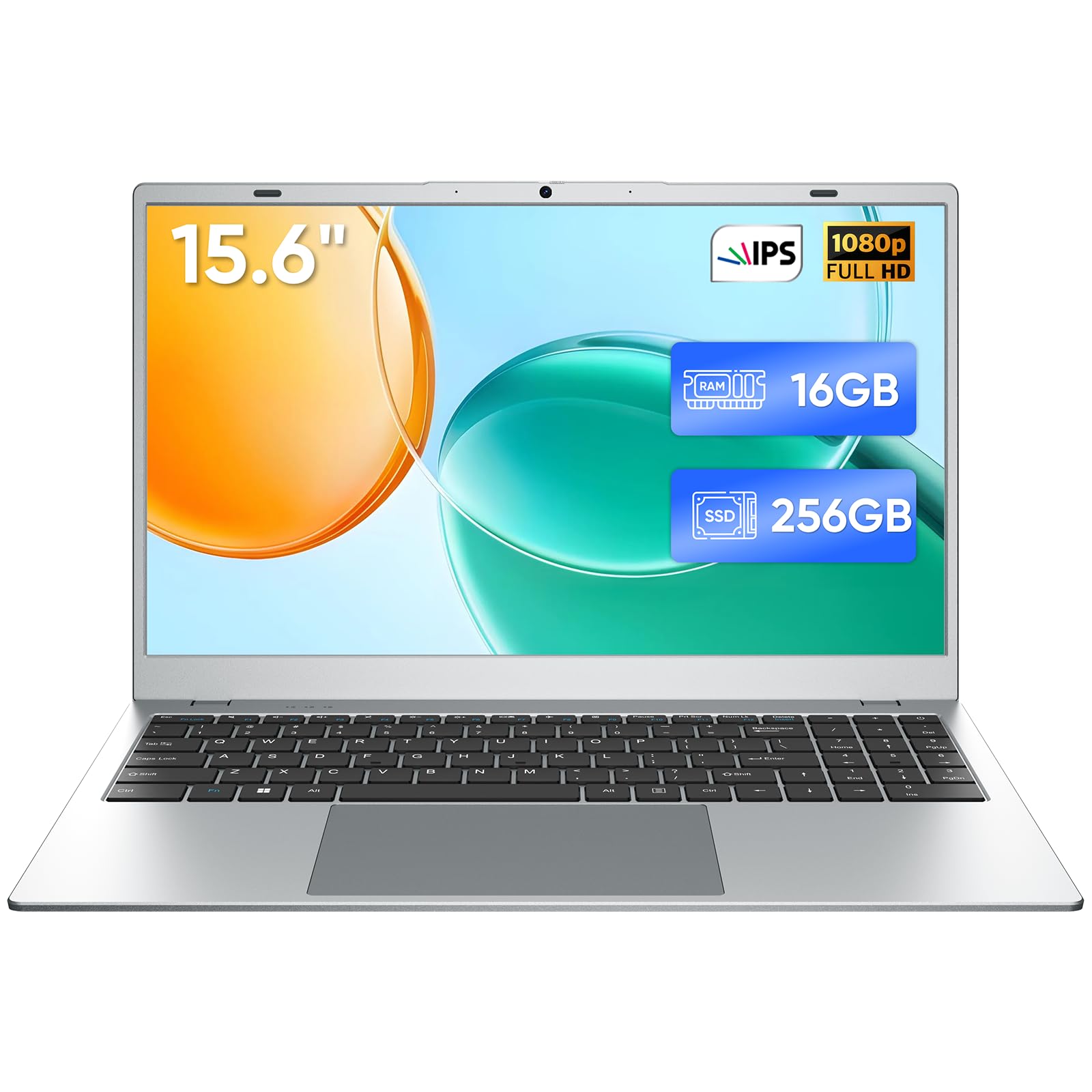 Photo 1 of WIPEMIK P15 Laptop 16GB RAM 256GB SSD 15.6" FHD IPS Silver