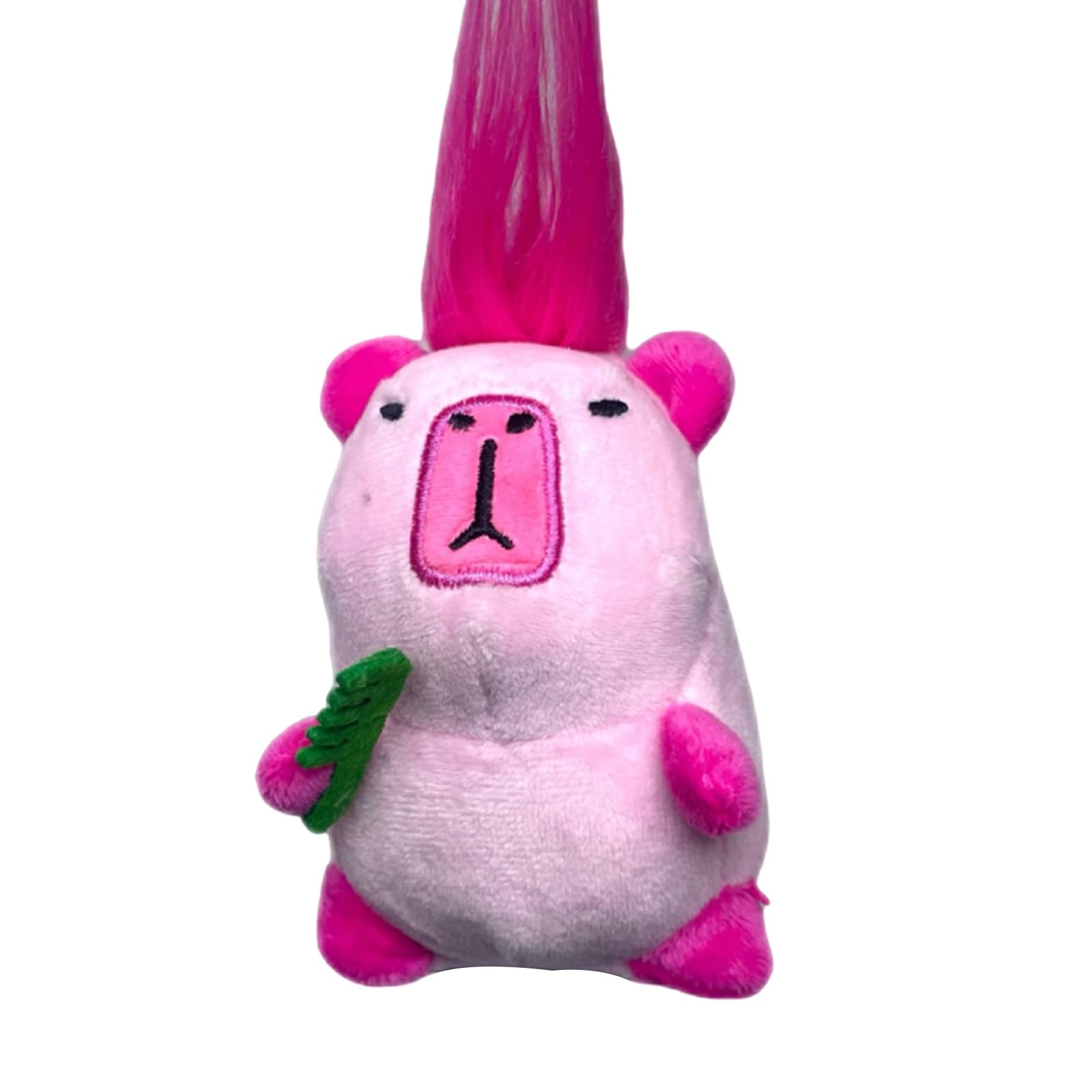 Amazon.co.jp: かわいいブローアップヘアカピバラぬいぐるみキー 