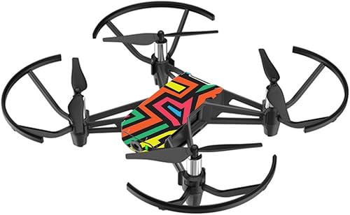MightySkins Skin compatible con DJI Ryze Tello Drone - Hyper | Funda protectora de vinilo duradera y única | Fácil de aplicar, quitar y cambiar de