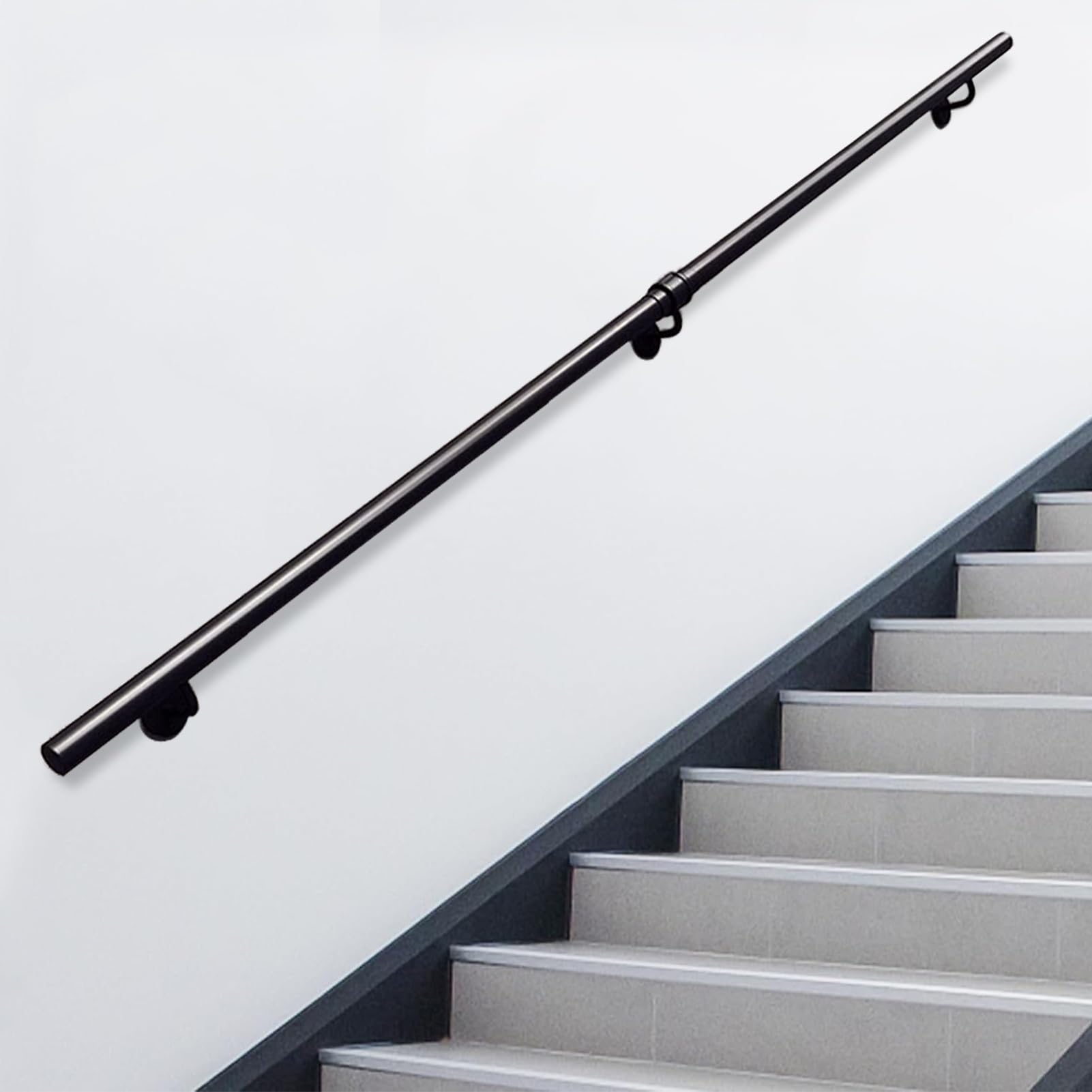 Rampe d'escalier pour escaliers d'intérieur sécurisant la maison familiale