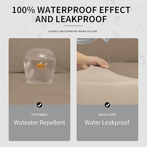 Miniatura 2 de Easy-Going Funda para silla 100% impermeable, incluye funda para sofá de 3 plazas