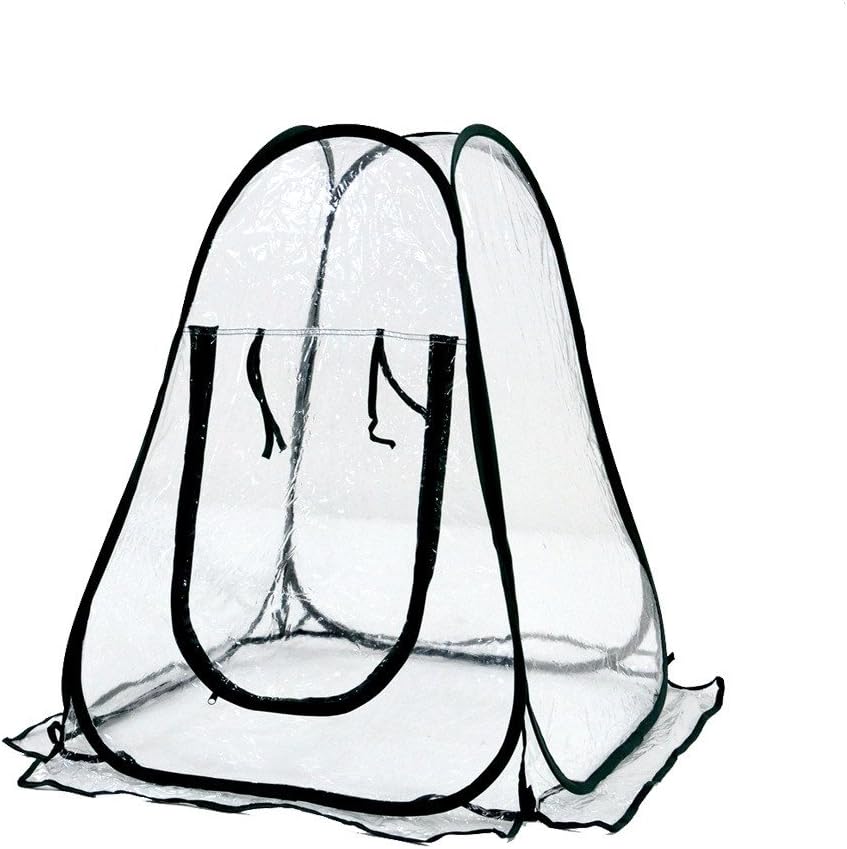 Greenhouse Small Indoor Outdoor Gardening Flowerpot Cover Backyard Flower Shelter Pop up Flowerhouse 27"x27"x31"