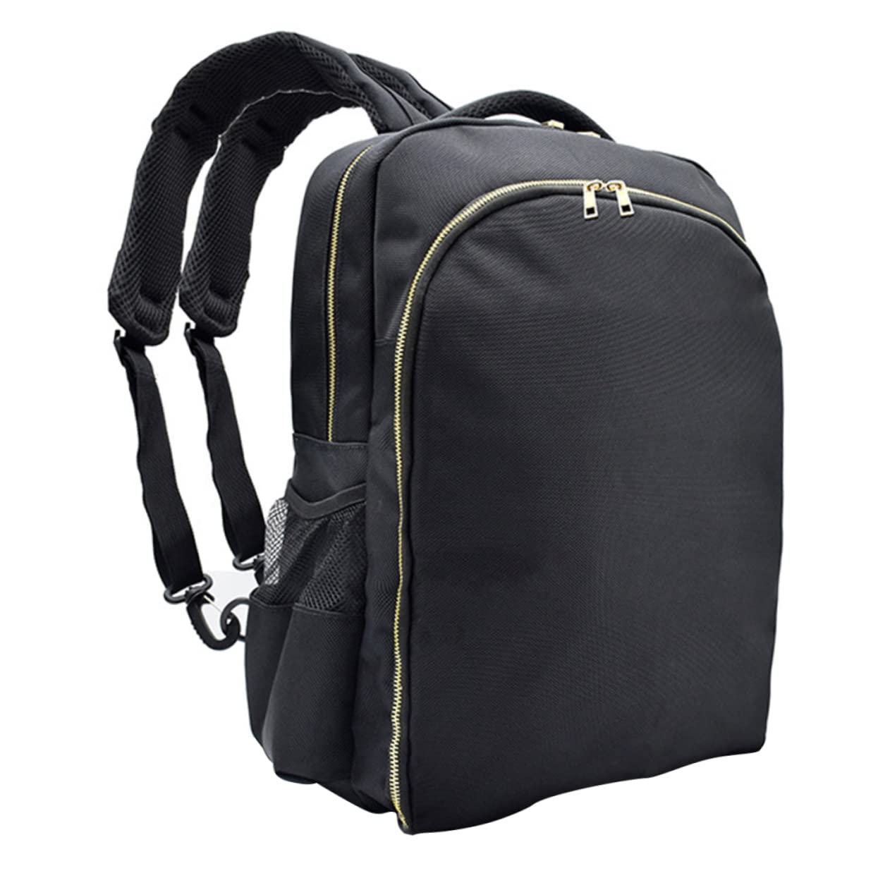 Mikinona Zaino e Resistente alla Pressione Portatile da Parrucchiere in Poliestere Nero, Borsa Porta Attrezzi Grande Capacità per Viaggio e Uso Quotidiano