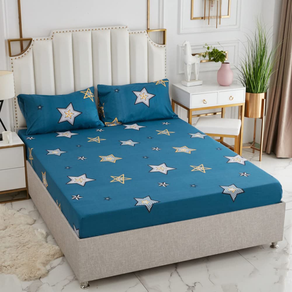 Couvre-matelas réglable 90x200cm avec élastique périphérique en polyester sain
