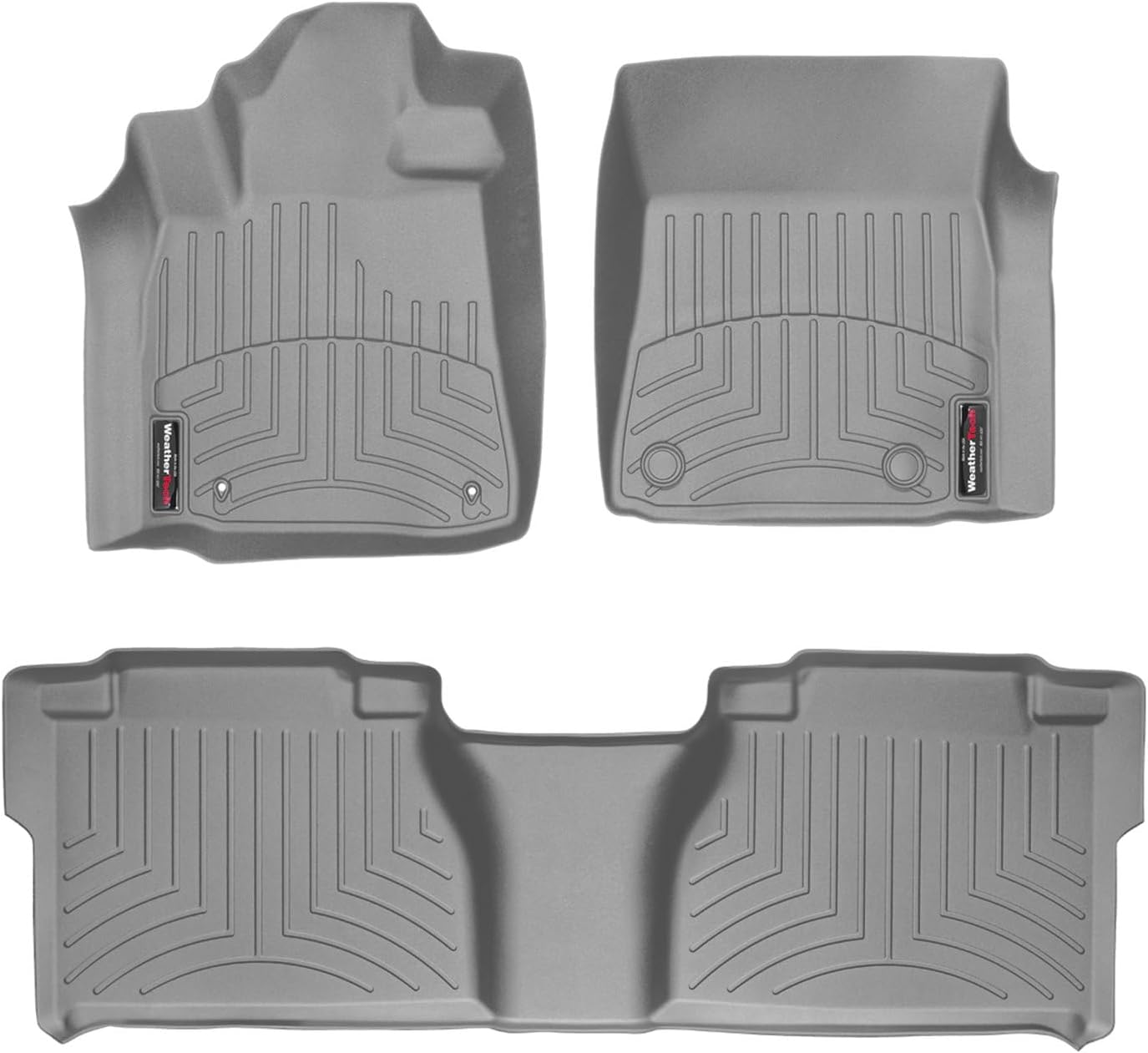WeatherTech Custom Fit FloorLiners for Toyota Tundra - 1st & 2nd Row (442771-440932), Black